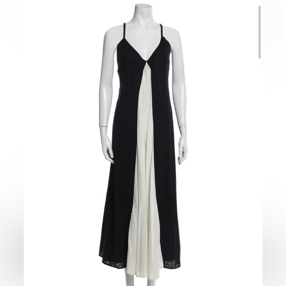 Mara Hoffman Black White Maxi Dress